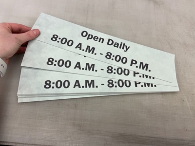 Business Hours Photo